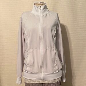 White Cherokee Infinity Scrub Jacket size large